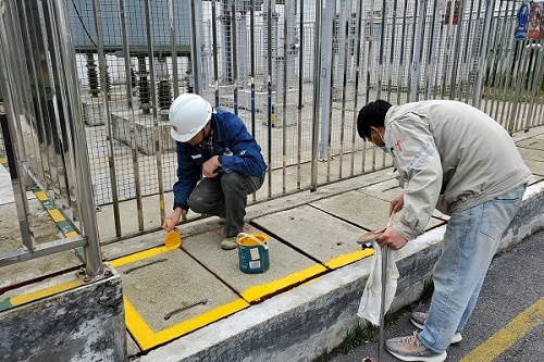 寶鼎山風電場開展“亮化場區(qū)，消除隱患”團青志愿服務活動