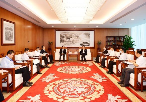 華能集團(tuán)有限公司黨組書記、董事長舒印彪會(huì)見國開行董事長趙歡