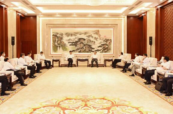舒印彪拜會(huì)山東省委書(shū)記劉家義、省長(zhǎng)李干杰