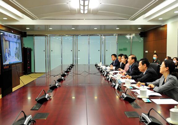 辛保安總經(jīng)理與SAP公司全球執(zhí)行董事會成員、全球業(yè)務(wù)總裁傅美黛舉行視頻會談
