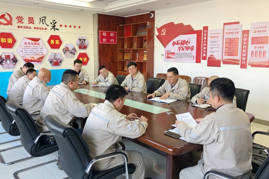 大唐淮北發(fā)電廠開展“沖刺四季度，奪取雙勝利”主題黨日活動(dòng)