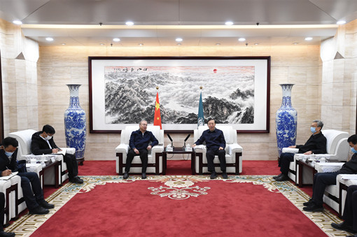 國家電網(wǎng)公司總經(jīng)理、黨組副書記辛保安會見西藏自治區(qū)副主席張永澤