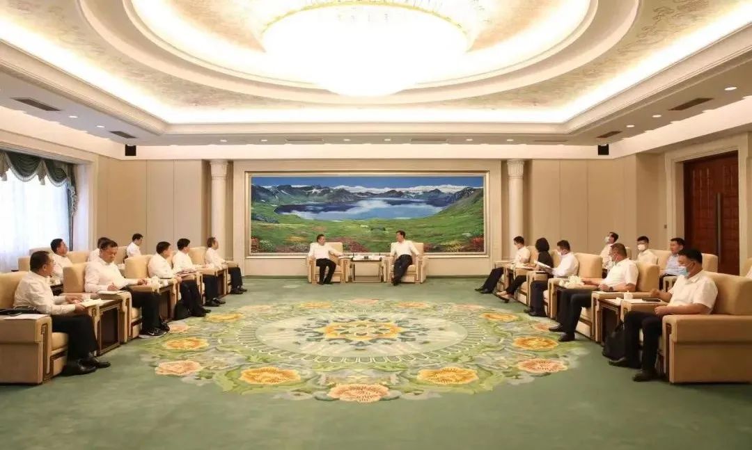 中國能建黨委書記、董事長宋海良拜會(huì)吉林省委常委、長春市委書記張志軍