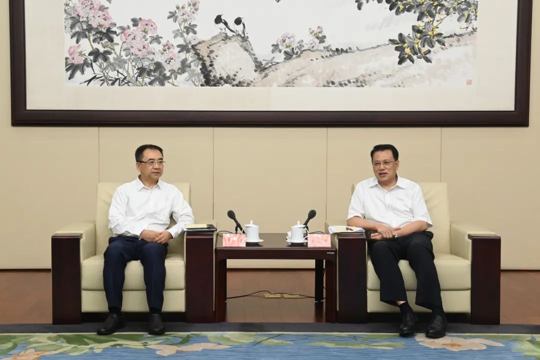 大唐集團(tuán)公司黨組書記、董事長鄒磊拜會浙江省委書記、省人大常委會主任袁家軍