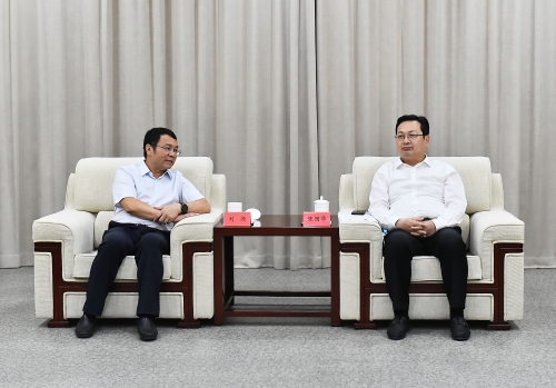 劉源拜會河北省委常委、副省長，雄安新區(qū)黨工委書記、管委會主任張國華