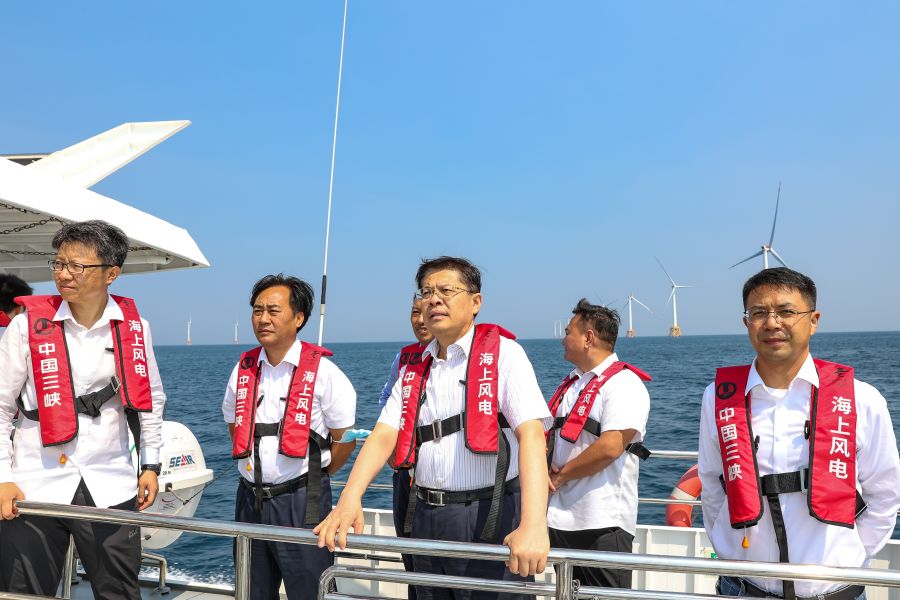 韓君赴廣東陽(yáng)江、福建福州調(diào)研三峽集團(tuán)海上風(fēng)電項(xiàng)目