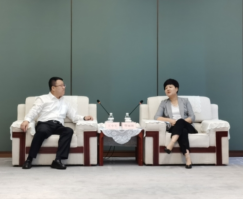 王小軍拜會(huì)廣西壯族自治區(qū)黨委常委、常務(wù)副主席蔡麗新