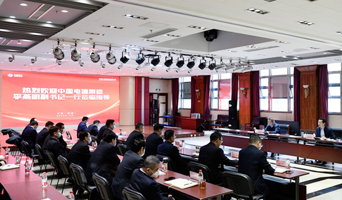 中國電建黨委副書記、董事李燕明到水電基礎(chǔ)局調(diào)研慰問
