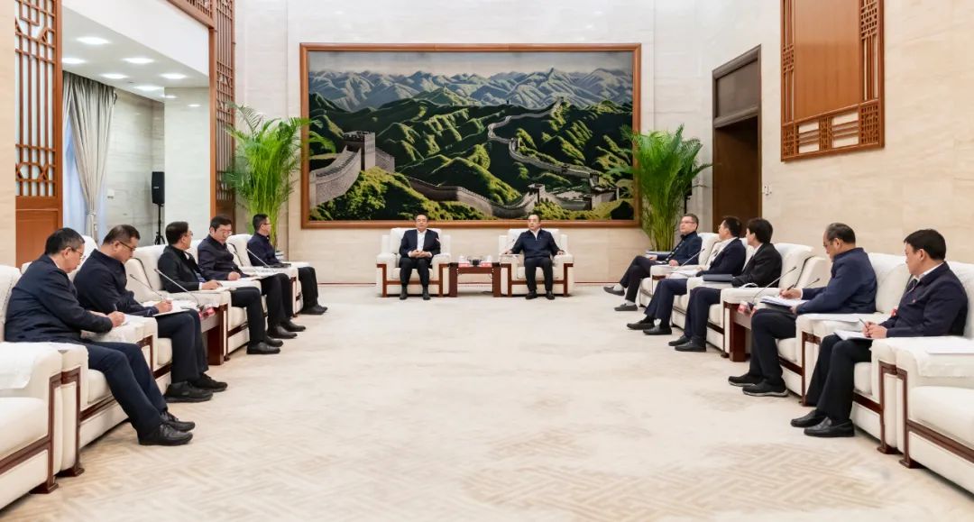 大唐集團黨組書記、董事長鄒磊會見哈電集團黨委書記、董事長曹志安