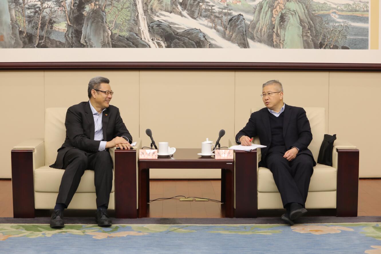 國(guó)家電投黨組書記、董事長(zhǎng)錢智民拜會(huì)浙江省委常委、常務(wù)副省長(zhǎng)徐文光
