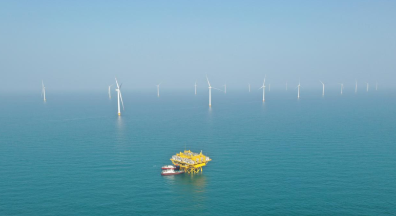 山東首個百萬千瓦級海風(fēng)基地！國家電投半島南U1一期并網(wǎng)發(fā)電
