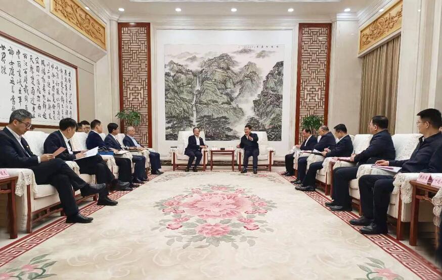 吳云拜會湖北省政府副省長、黨組成員盛閱春