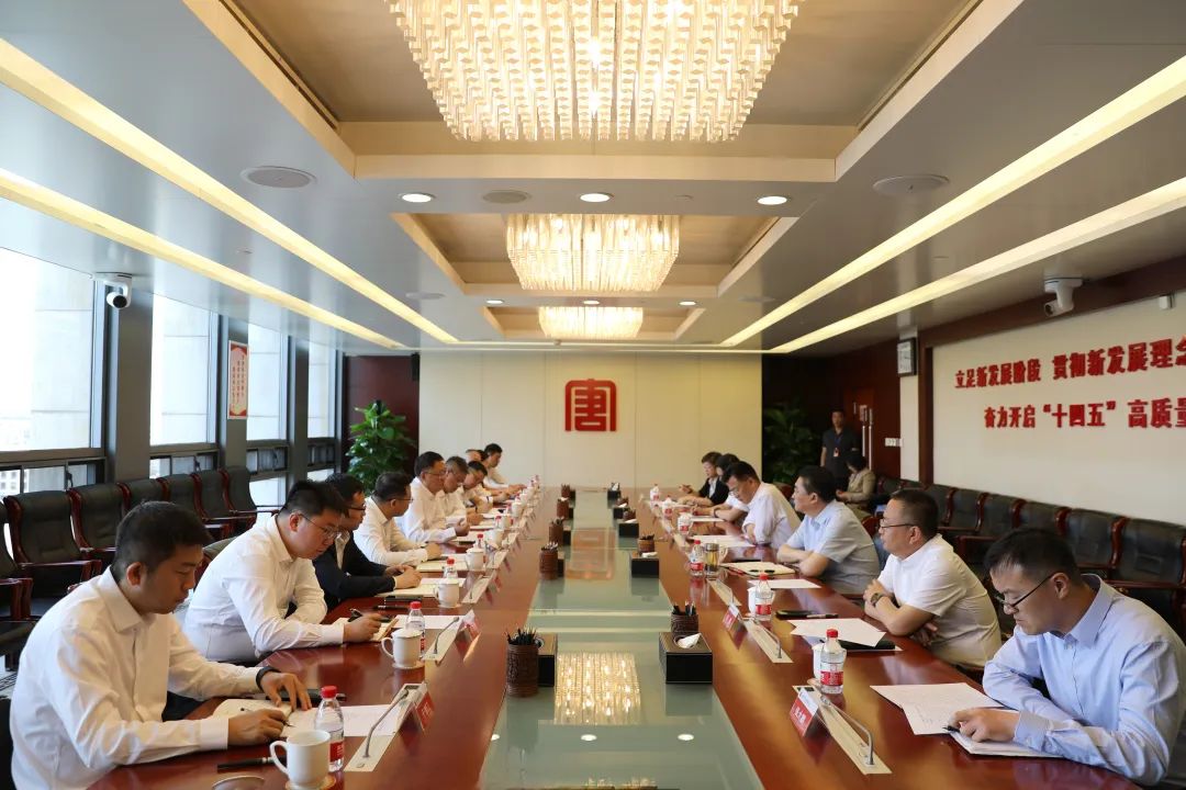 中建一局黨委書記、董事長吳愛國拜會大唐國際黨委書記、董事長王順啟