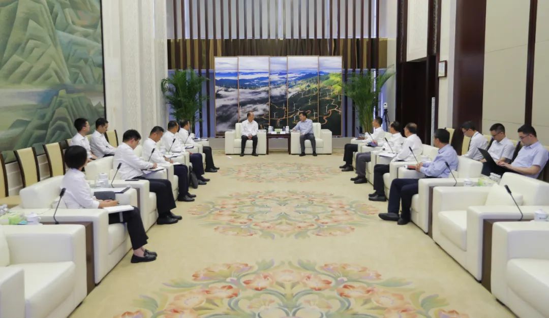 國家電投黨組書記、董事長劉明勝會見中國化學(xué)黨委書記、董事長莫鼎革