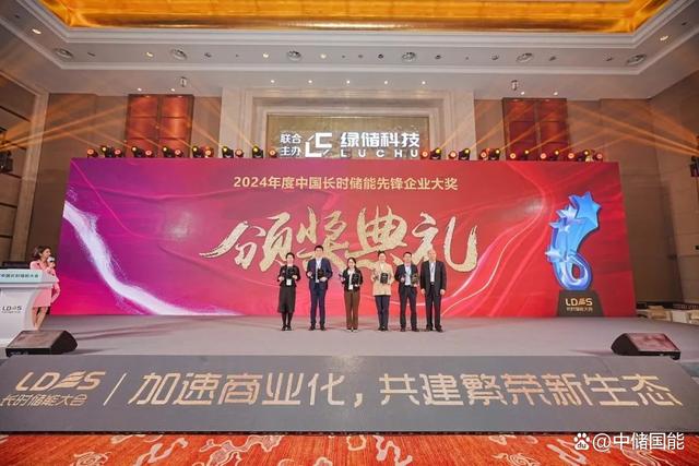 中儲國能獲“2024年度中國長時儲能先鋒企業(yè)大