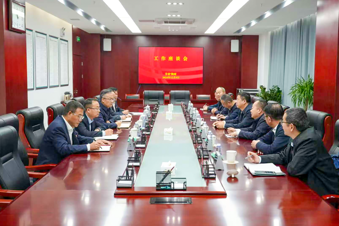 大唐甘肅公司黨委書記王建偉與國網(wǎng)隴南電力公司總經(jīng)理、黨委副書記王建眾會談