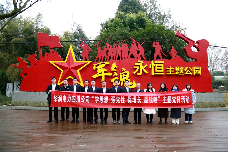 華潤電力四川公司聯(lián)合華潤集團在川企業(yè)開展“學思想、強黨性、促增長、贏戰(zhàn)略”主題黨日活動