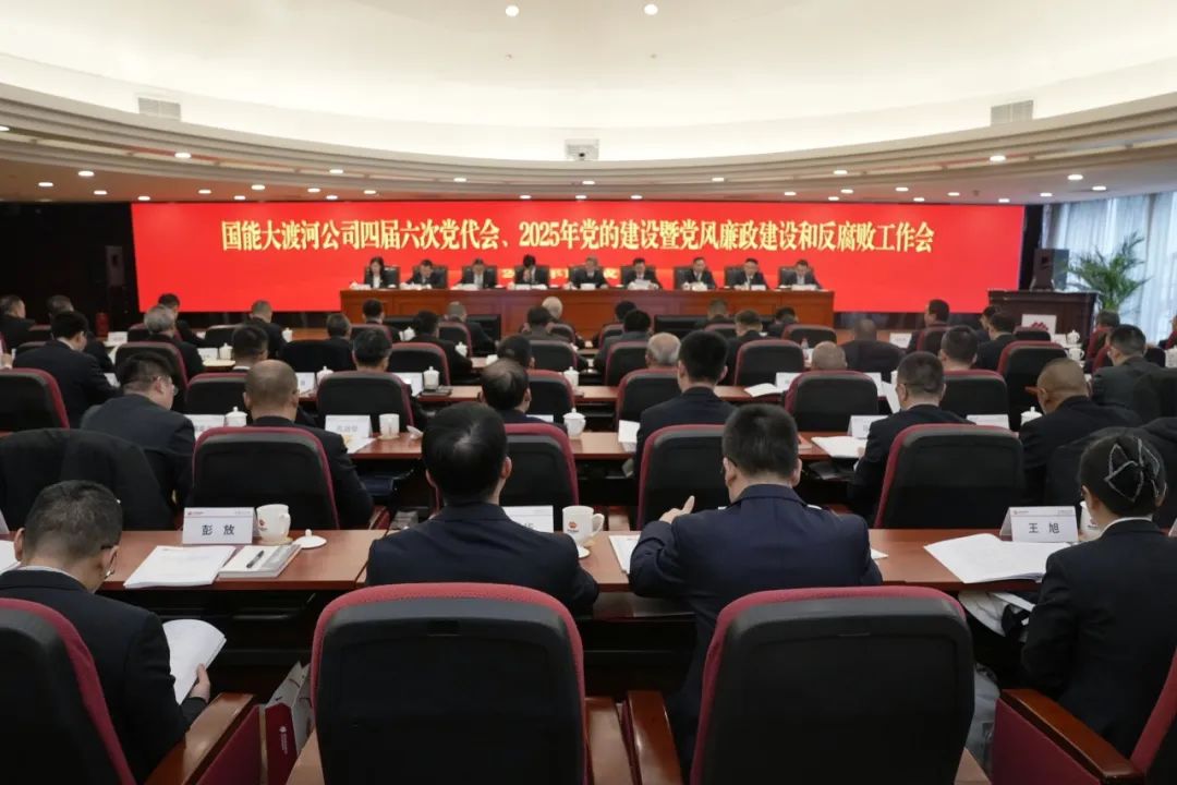 國能大渡河公司召開四屆六次黨代會、2025年黨的建設(shè)暨黨風(fēng)廉政建設(shè)和反腐敗工作會